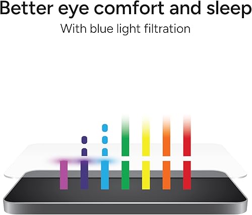 Miniatura 8 de ZAGG InvisibleShield Glass XTR3 - Protector de pantalla para Samsung Galaxy S23 FE, filtración de luz azul, 10 veces más fuerte, protección de borde