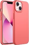 JETech Cas de silicone pour iPhone 13 Clapet de téléphone de 6,1 pouces, silky-Soft Touch et protection intégrale, housse antichoc avec doublure en microfibre (bleu de cobalt)