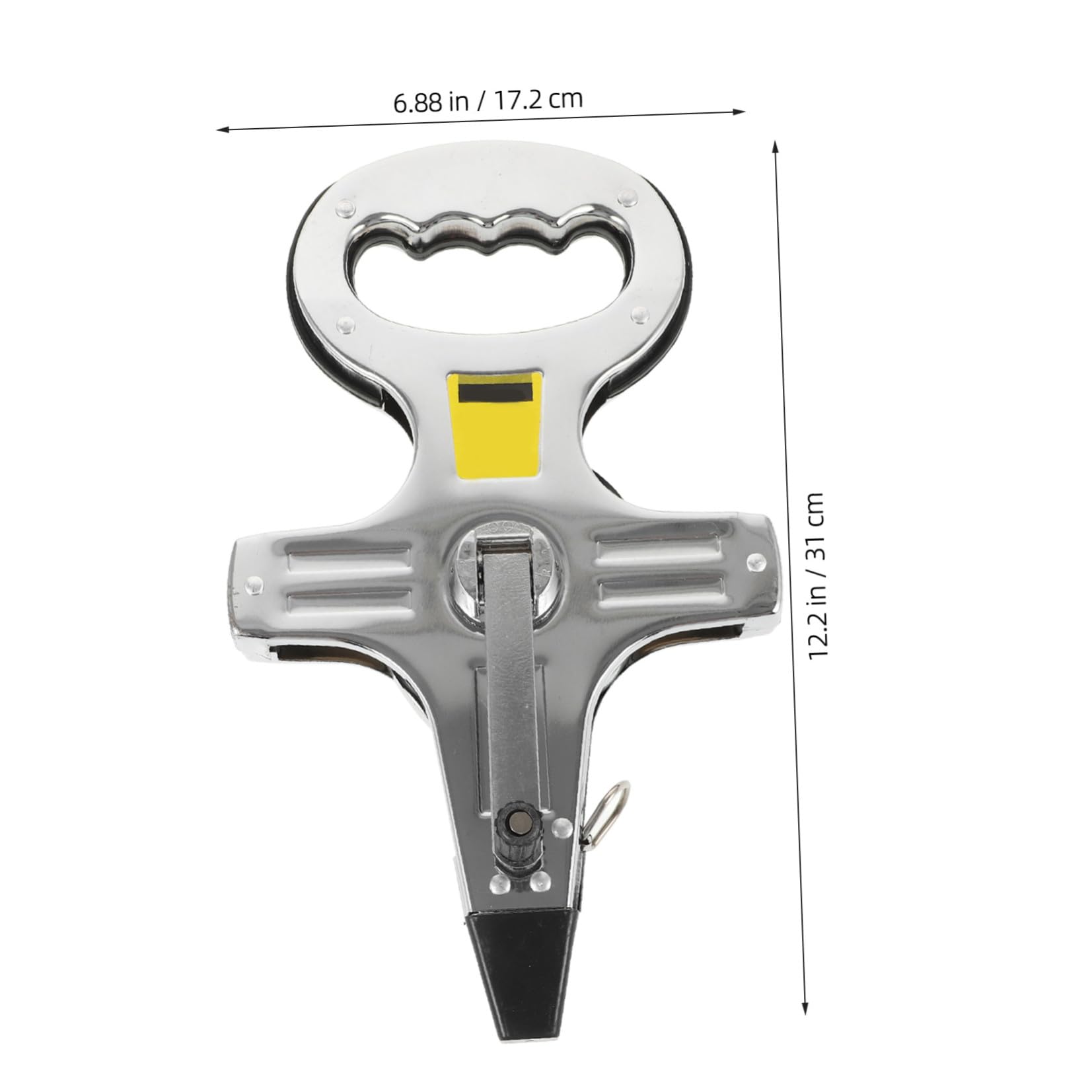 Mètre Ruban en Acier à Piquet, Précision 0, 1mm, 0-100m, Argenté
