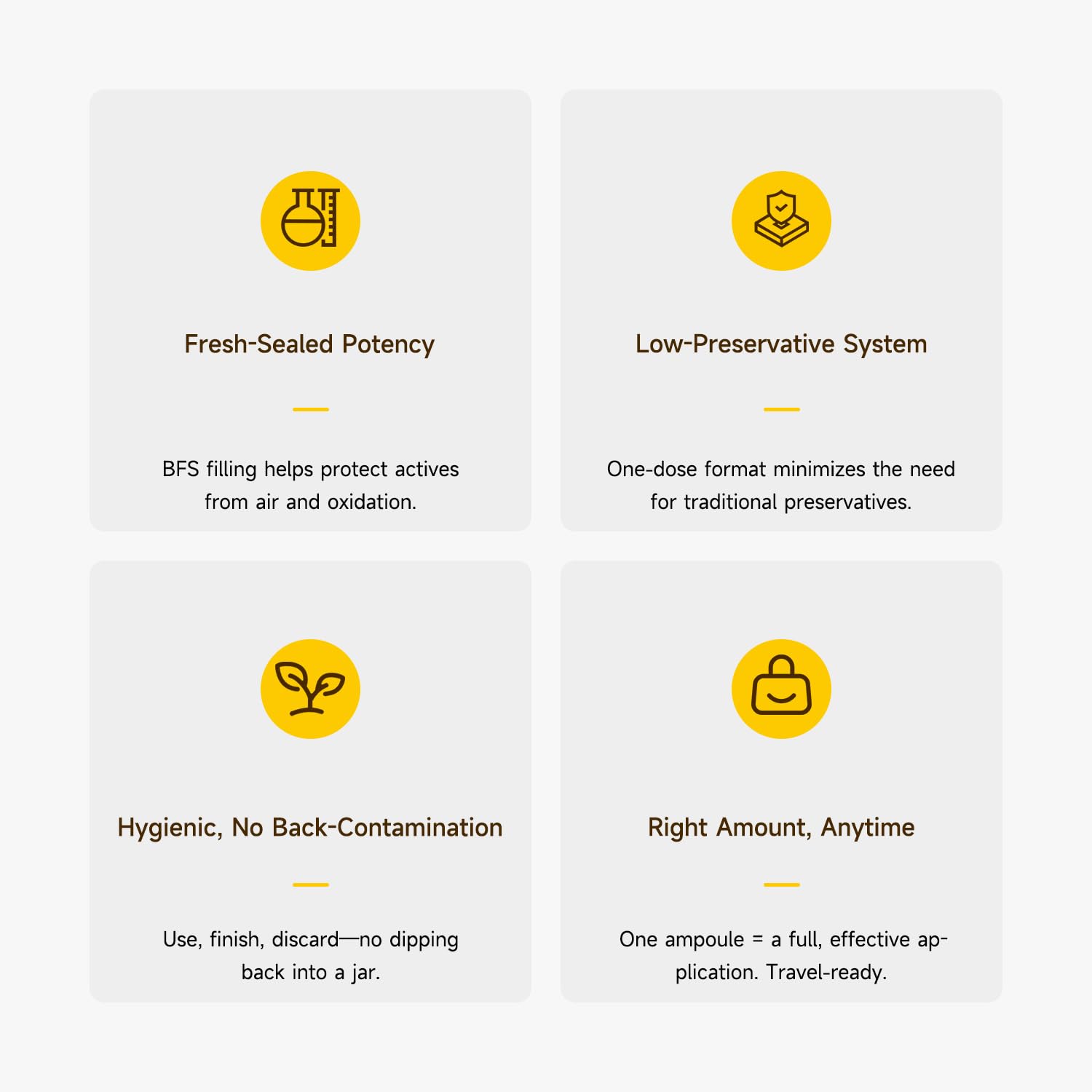 Vitamin C Brightening Serum for Face, Antioxidant Hydrating Ampoules with Glutathione, Niacinamide & Hyaluronic Acid, Daily Skincare for Uneven Tone, Dark Spots & Sensitive Dry Skin, 1.2ml x 30 - Image 9