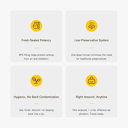 Miniatura 9 de Suero iluminador de vitamina C para cara, ampollas hidratantes antioxidantes con glutatión, niacinamida y ácido hialurónico, cuidado diario de la