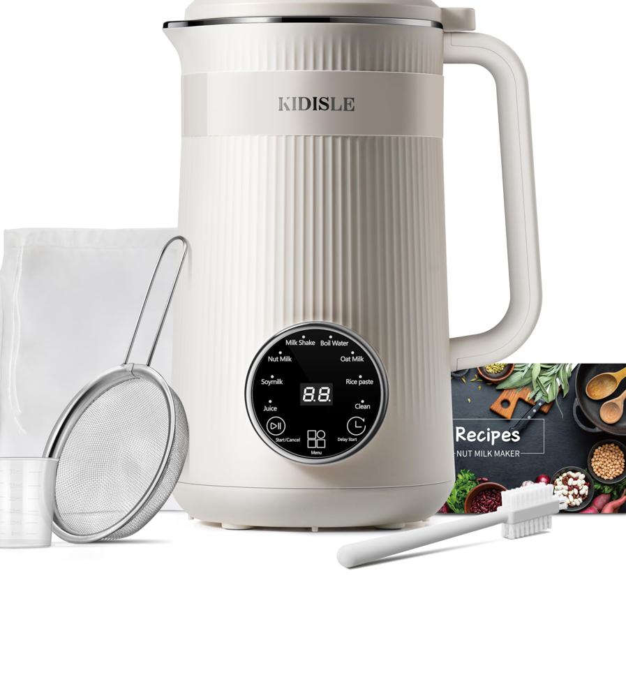 Amazon.com: KIDISLE 8 in 1 Nut Milk Maker Blender, 32oz Homemade