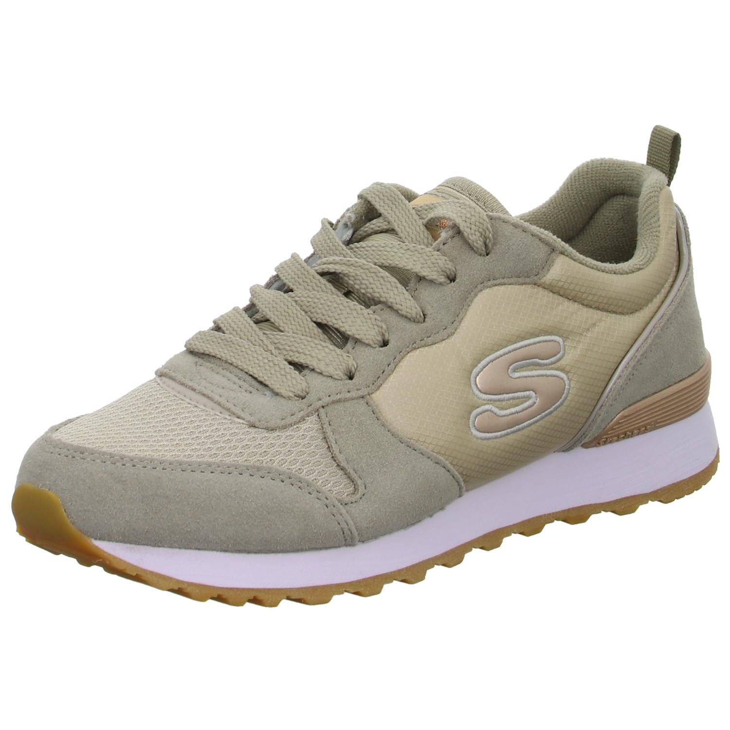 Skechers Women's OG 85 Goldn Gurl Trainer, Taupe, 7 UK