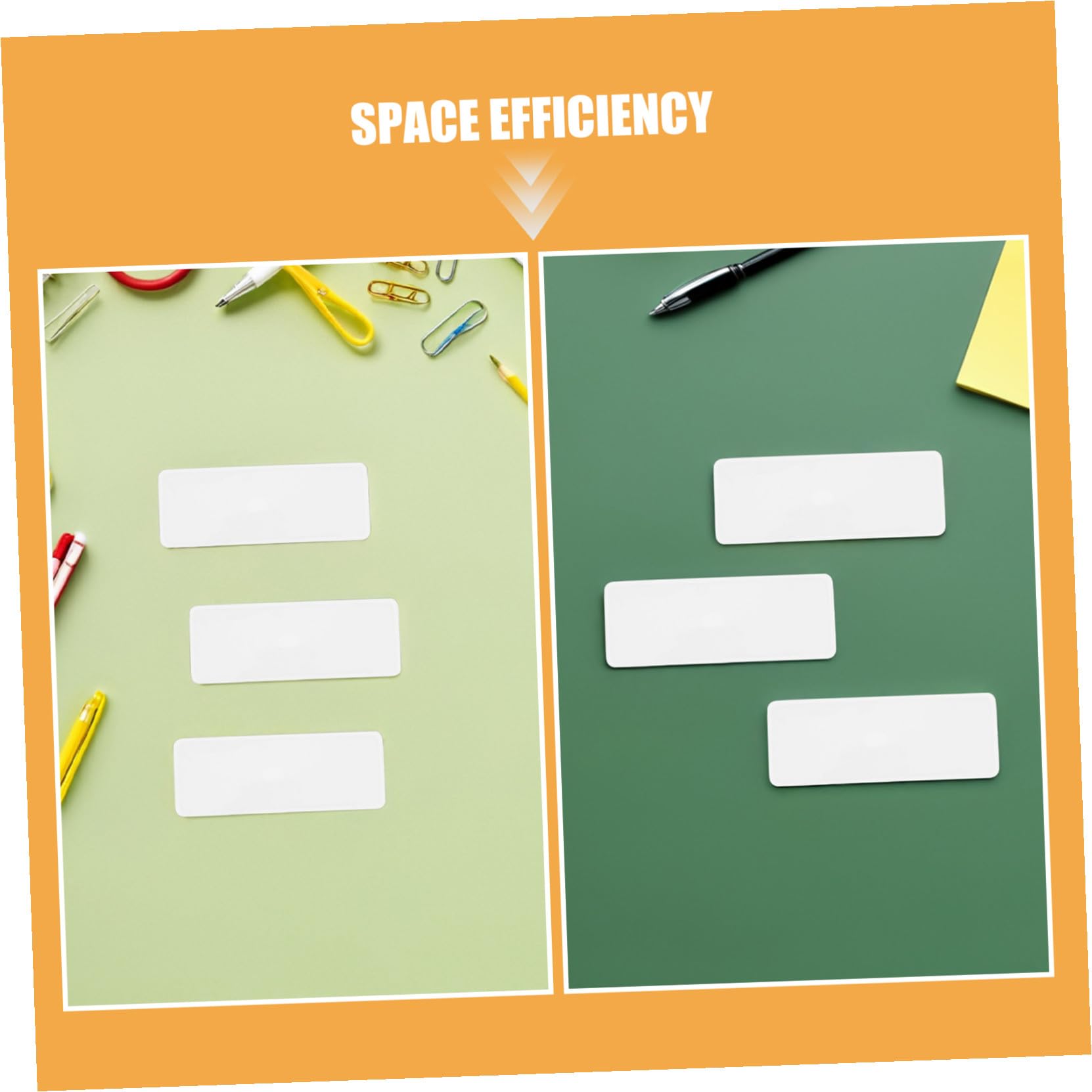 70 Stück Teiliges Magnetisches Dry-erase Namensschild- Abwischbare Weiße Etiketten mit Starkem Magnetrücken Wiederverwendbar Rückstandsfrei für Whiteboard Büro Schule und Events