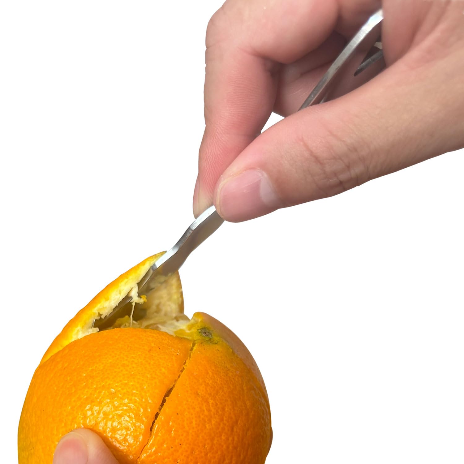 2 herramientas peladoras naranjas de acero inoxidable 304 | Easy - Pelador de cítricos, pelador de frutas y removedor de piel para naranjas, pomelos, limón