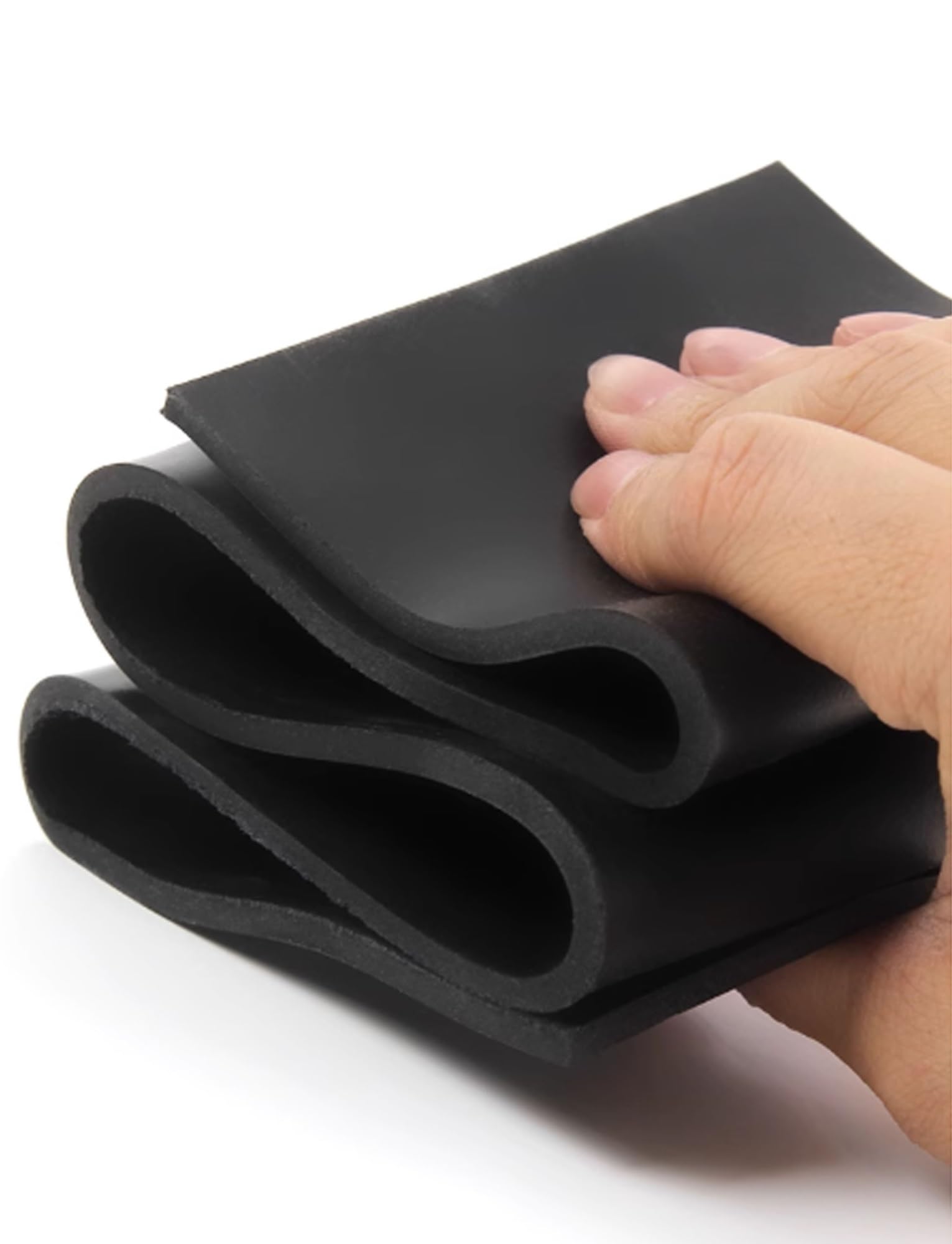 Tapete aislante de goma, tapete de seguridad de voltaje for pisos, lámina aislante de caucho for subestaciones/salas de distribución, tapete resistente for cuadros de distribución (negro)(100cm,0.2cm)