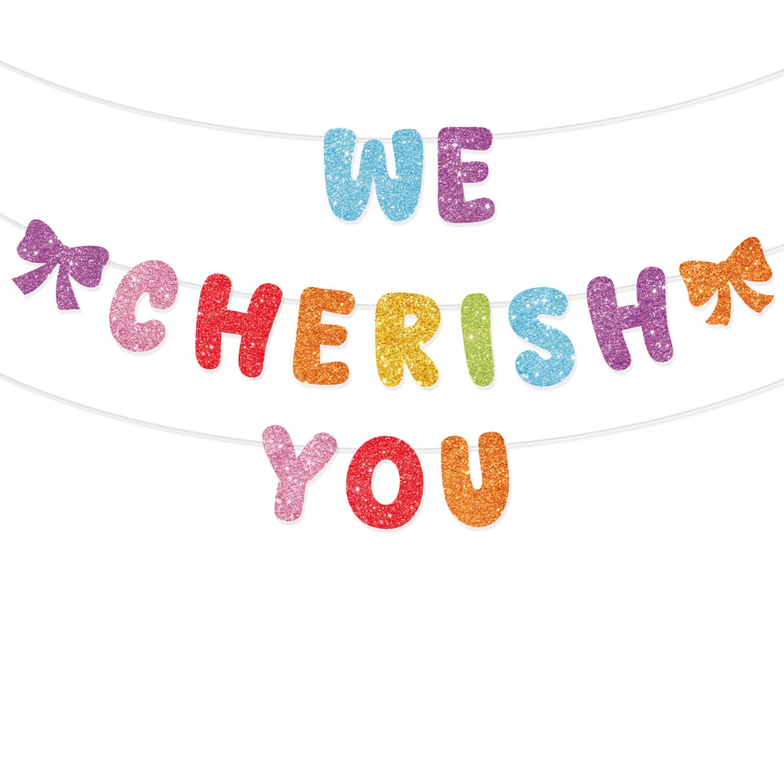 We Cherish You Colorful Banner