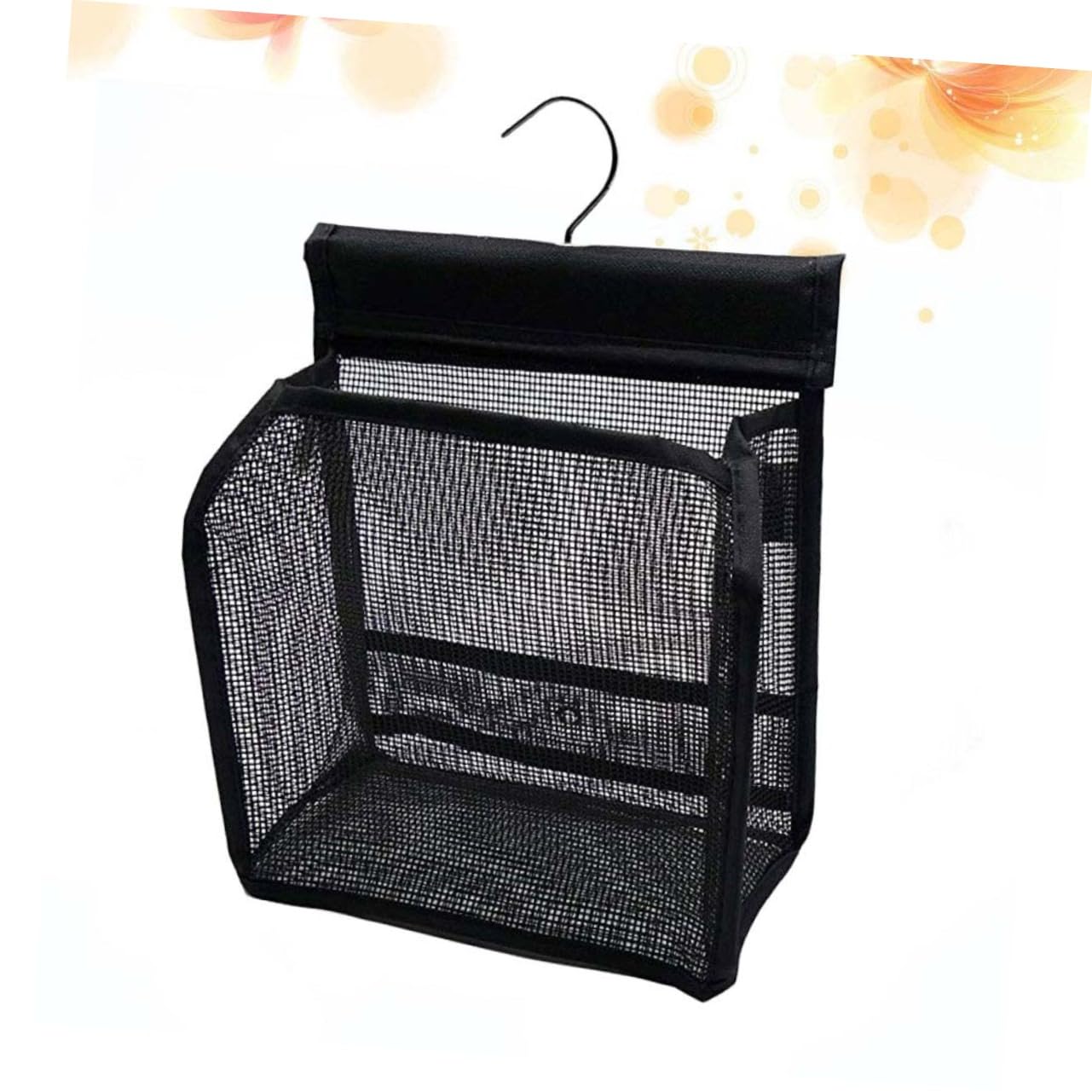 VALICLUD Set 3 Pezzi Borsa Portaoggetti Doccia Nero in Pvc, Organizer da Appendere Versatile per Accessori Bagno, per Viaggio e Uso in Bagno