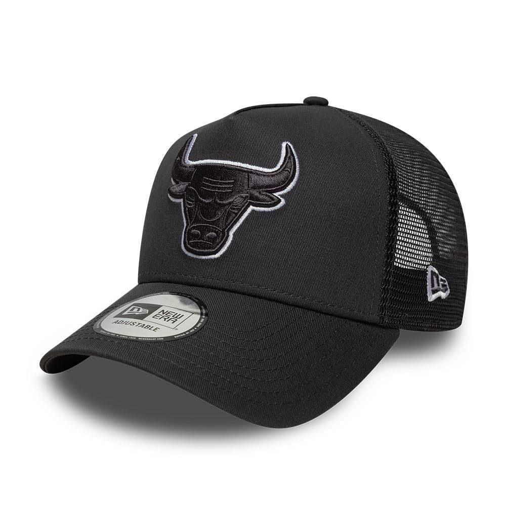 New Era Chicago Bulls NBA Outline 9Forty E-Frame Trucker Cap Dark Gray โ image 1