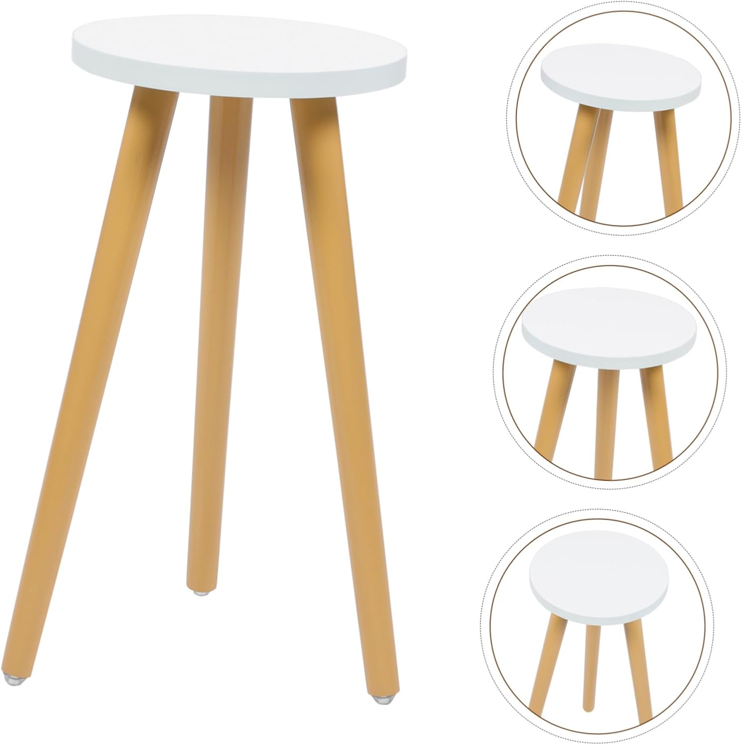 SUPVOX 1Pc Wood Plant Stand Simple Display Base for Use for Balcony Room Garden Durable and Stylish Storage Rack for Flowerpots and Vases Natural Wood