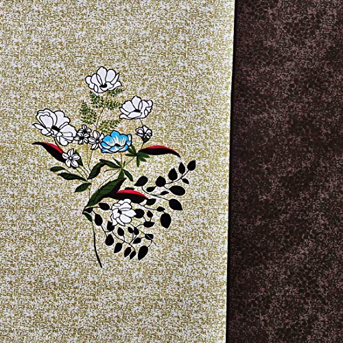 Image of Swayam Pure Cotton Double Bedsheet with 2 Pillow Covers | Size 90 x 100 inch | 160 TC | Floral Design | Soft Breathable Bed Sheet | Comfortable & Durable for Bedroom - Green