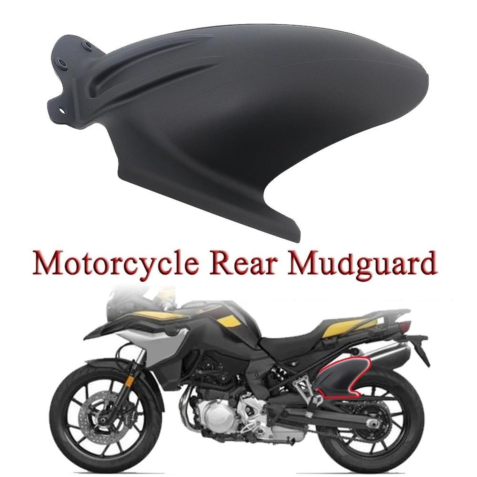 Moto Parafango Moto Parafango Posteriore Ruota Hugger Parafango Splash Guard Paraspruzzi Ali per BMW per F750GS F850GS ADV 2021 2020 2019 2018 Moto Ruota Anteriore Parafango