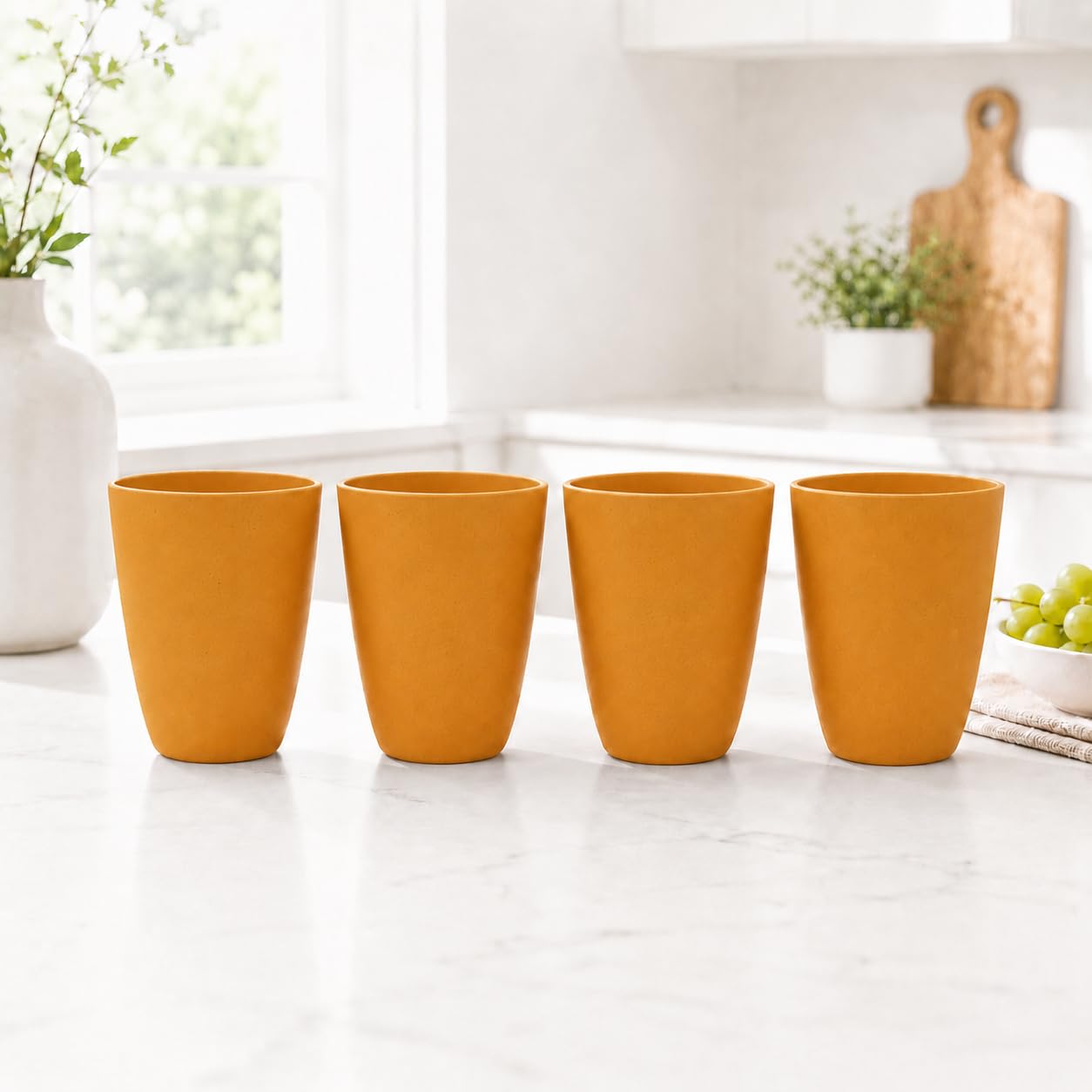 Wheat Straw Dinnerware Set - 4 Piece Multicolor -31 Wheat Straw Dinnerware Set - 4 Piece Multicolor -31