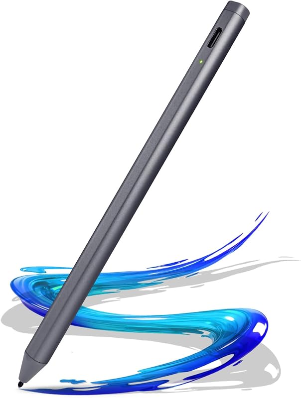 USI 2.0 Stylus Pen for Chromebooks, Palm Rejection | Stylus Pen for Chromebooks Acer Spin,ASUS Flip,Lenovo Duet/IdeaPad/Flex,Amazon Fire Max 11/Fire HD 10, Google Pixel, Grey