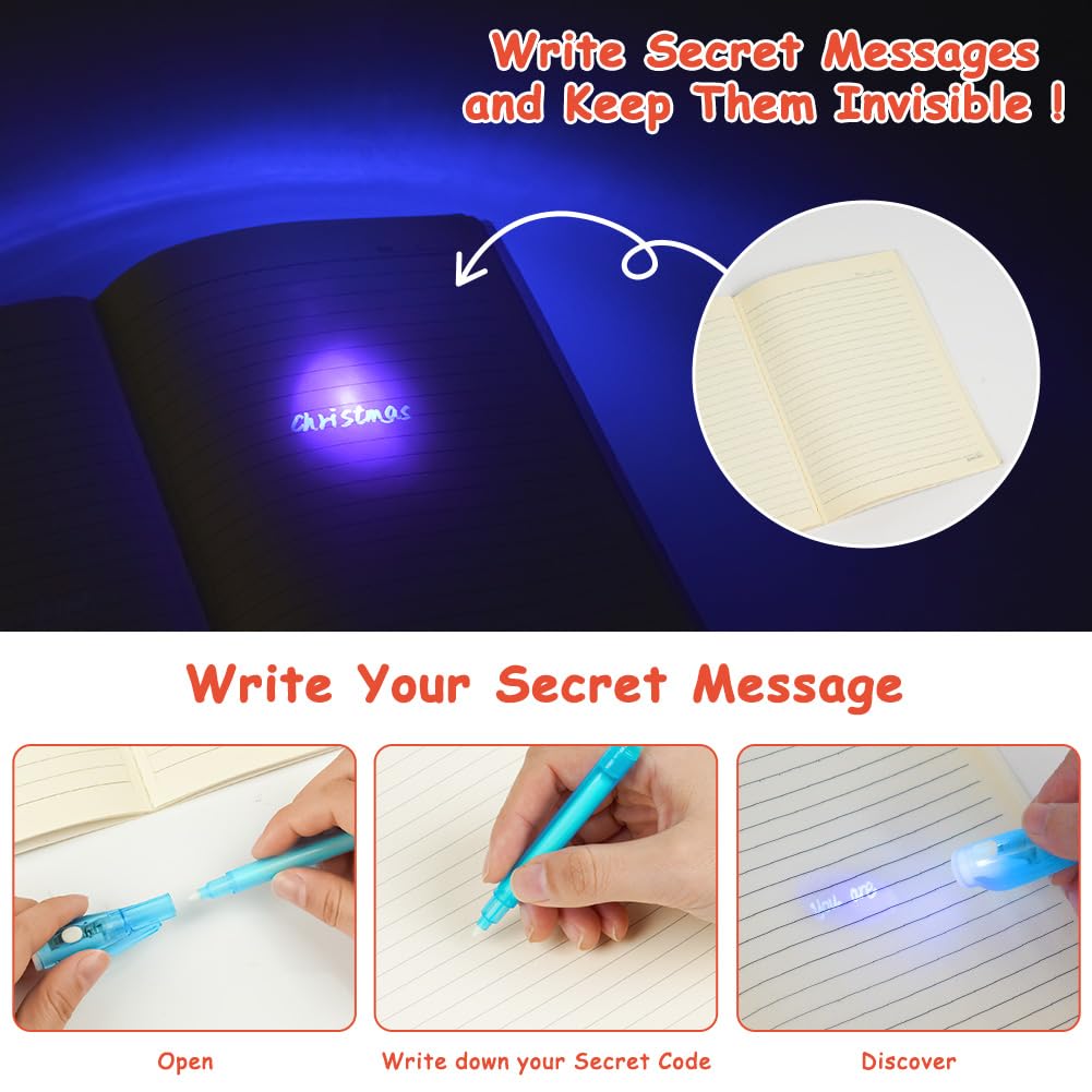1 St Onzichtbare Inkt Gel Pennen Multifunctionele Beveiliging Marker LED UV Licht Magic Marker Balpen Creatieve Geheime Pen School Kantoorbenodigdheden