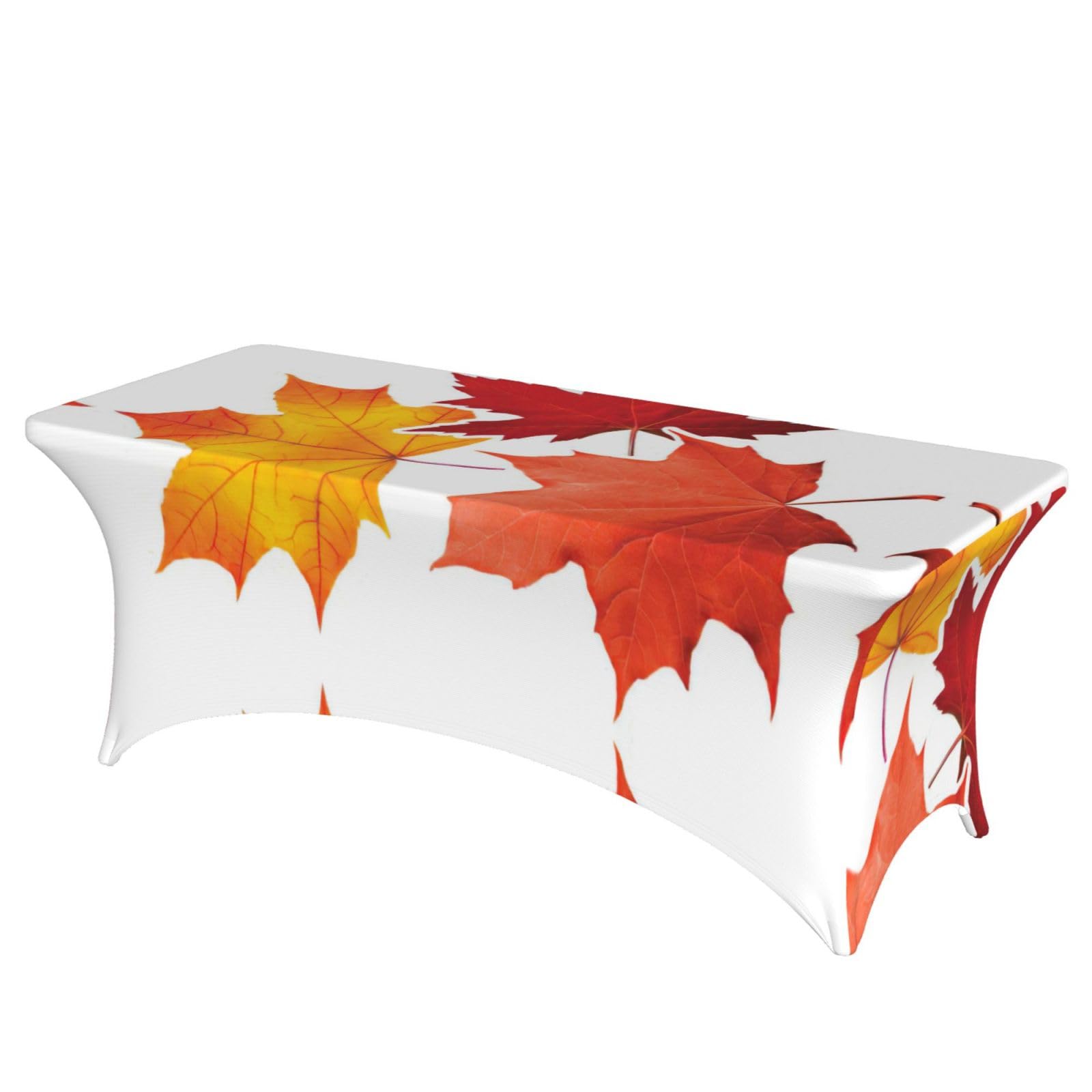 Nappe extensible automne 1,8m en élasthanne lavable pour table de buffet