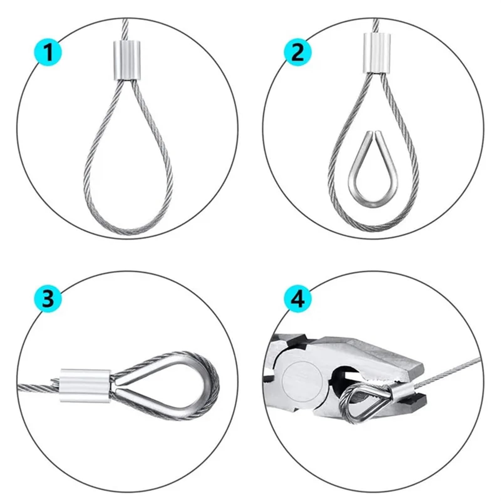 56 unids/Set 30M Cuerda de Alambre Ganchos for Colgar Kit Flexible Recubierto de PVC tendedero de Acero Inoxidable