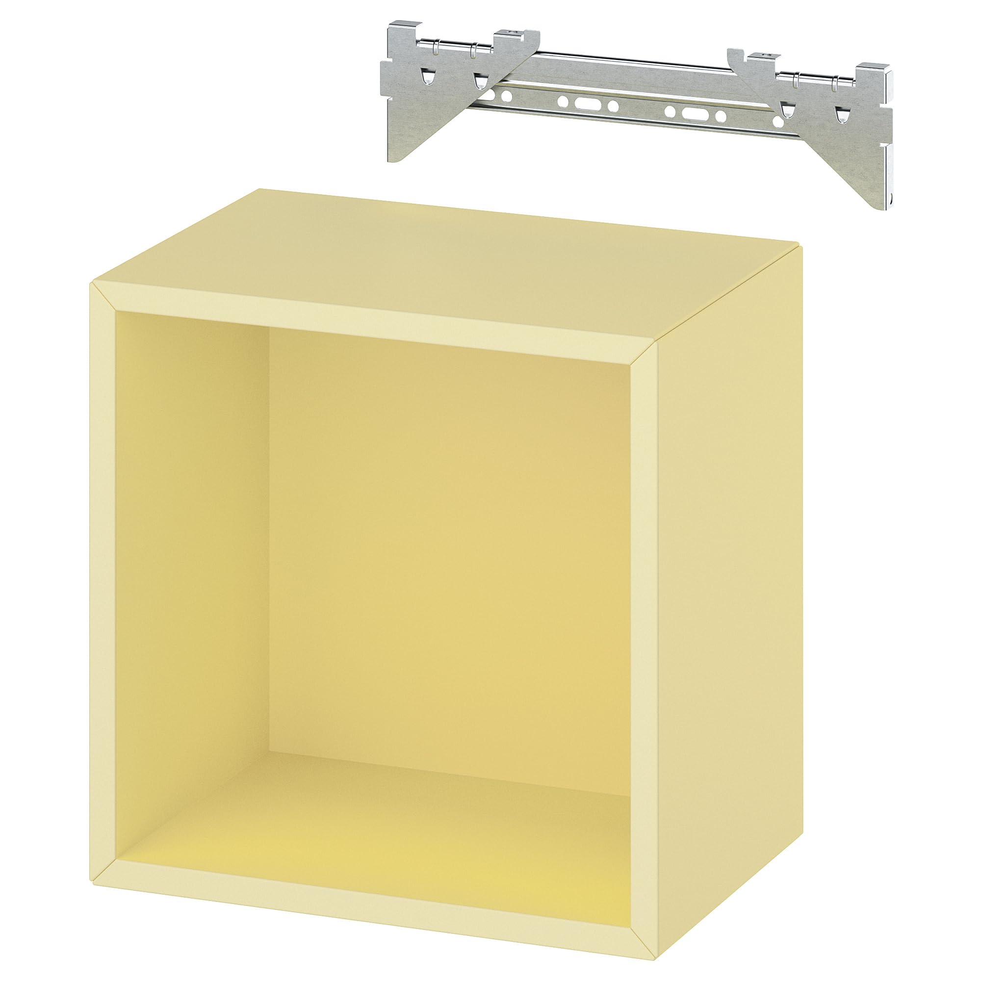 Étagère murale EKET jaune ProTuning 35x25x35 cm pour optimiser les petits espaces encombrés