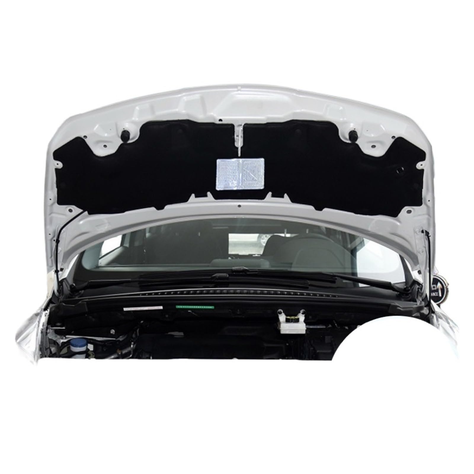 Compatible avec Peugeot 408/508/2008/3008/4008 Isolation phonique et thermique en coton for capot avant et pare-feu for moteur(Peugeot2008)