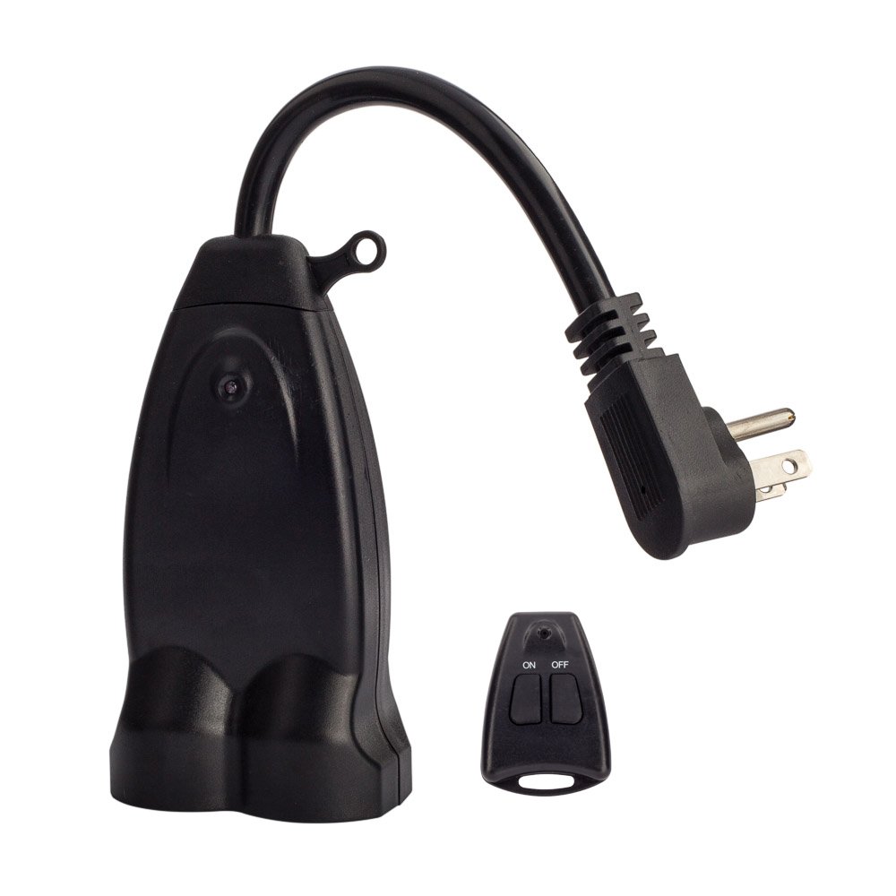 TORK SA230 Outdoor Wireless Plugin Remote Controlled Outlet, 2