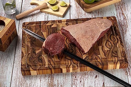 Tábua Madeira Teca Invertida c/Canaleta, Stolf