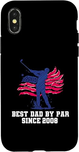 iPhone XXS Best dad by par since 2008 Case