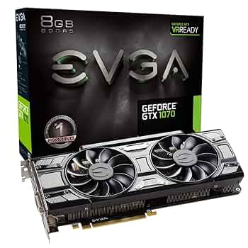 EVGA GEFORCE GTX 1070　グラフィックボード EVGA Geforce GTX 1070 GAMING ACX 3.0 black Edition Graphics