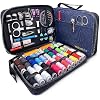 VelloStar Sewing Kit Bundle - Blue and Small Black Sew Kits for Adults, Over 100 Supplies and Accessories for Basic and Small Repairs