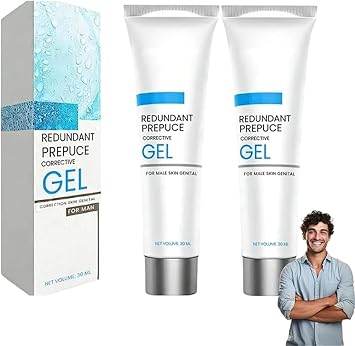 Redundant Prepuce Corrector Gel   Phimosis Cream for Adults, Moisturizing Correction Gel for Excessive Fore-Skin, Men Personal Care Cream, Effectively Relief Quick effect 2 Pcs