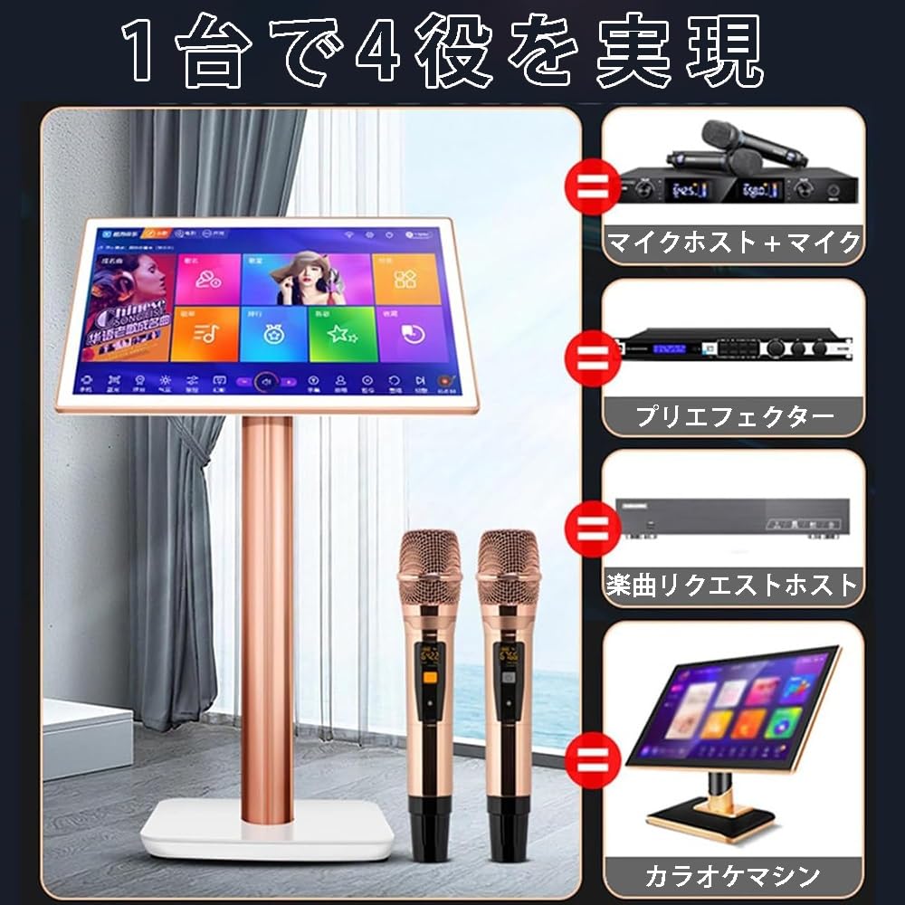 Amazon.co.jp: 【プロ仕様&多機能】オールインワンカラオケプレーヤー