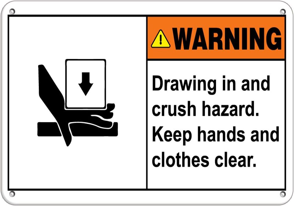 Amazon.com: Aluminum Horizontal Metal Sign Multiple Sizes Warning ...