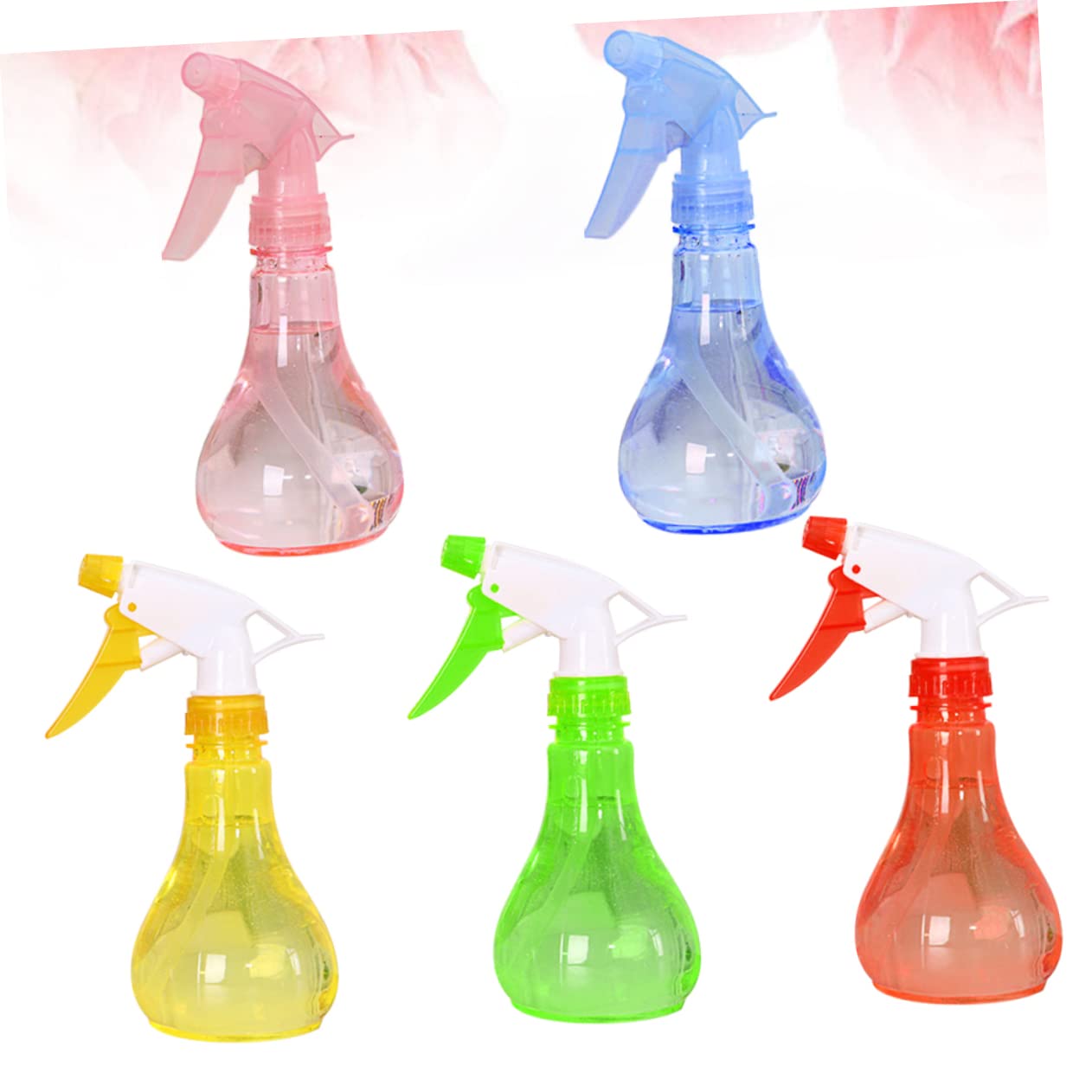 Supvox 10stücke Sprühflasche Tropfenform Handdruck Sprühkanne Aus Hochwertigem Kunststoff Zum Gießen Von Pflanzen Haushaltsreinigung Und Friseureinsatz Zufällige Farben