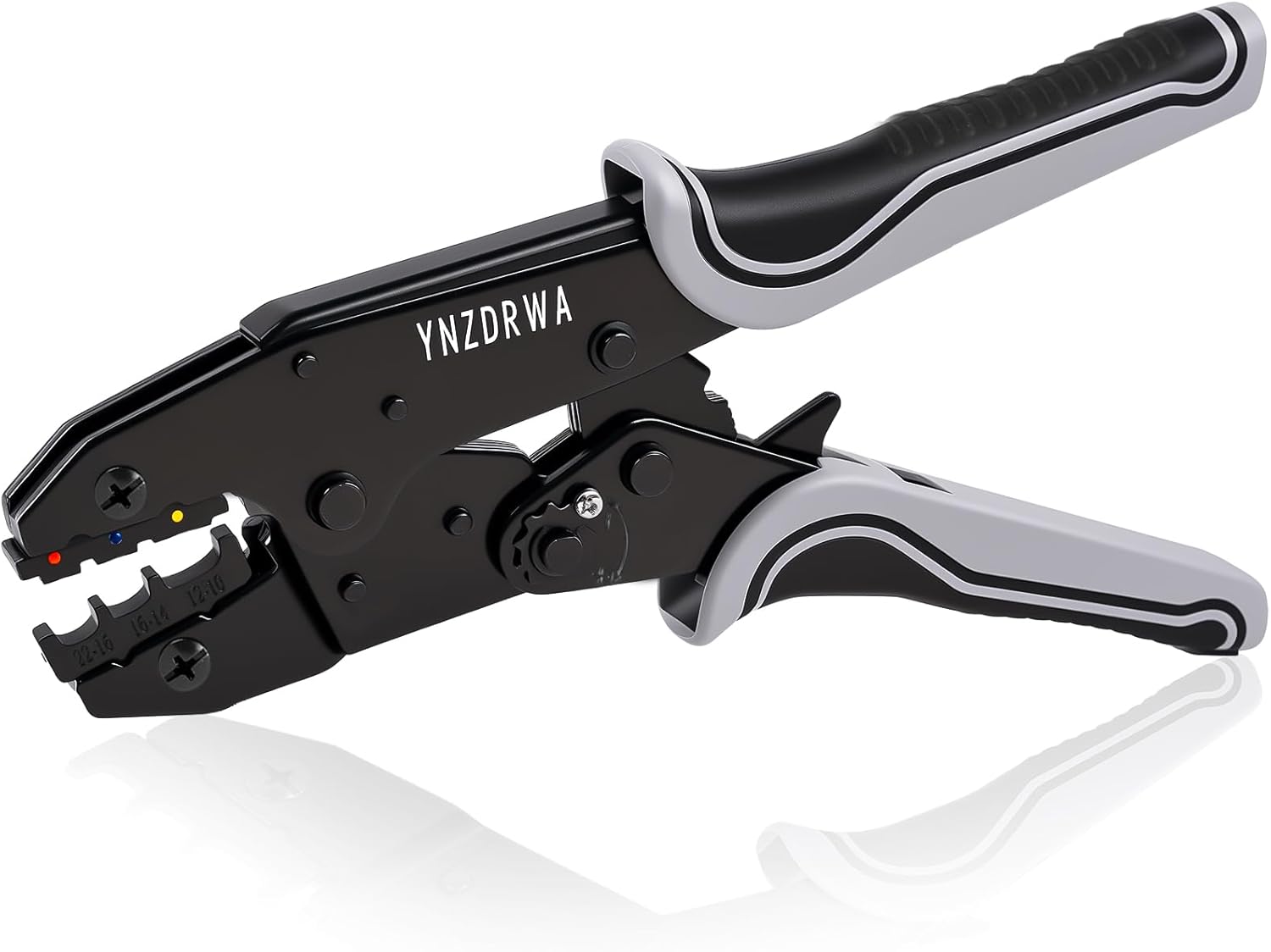 Product image of Crimping Tool for Heat Shrink Connectors, Upgraded Wire Crimper Tool, Ratcheting Wire Terminal Crimper - Crimping Pliers - Ratchet Terminal Crimper for 10 to 22 AWG Wire