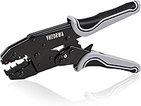 YNZDRWA Ratcheting Crimping Tool for Heat Shrink Connectors, 10-22 AWG Wire Crimper Pliers - Precision Ratchet Terminal Crimper