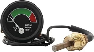 Complete TractorTemp Gauge 1407-0576 Compatible with/Replacement for John Deere 1020, 1030, 1035, 1120, 1130, 1630, 1635, 1830, 2020, 2030, 2035, 2120, 2130, 2135, 2240, 2840, 3030, 3120, 3130, 3135