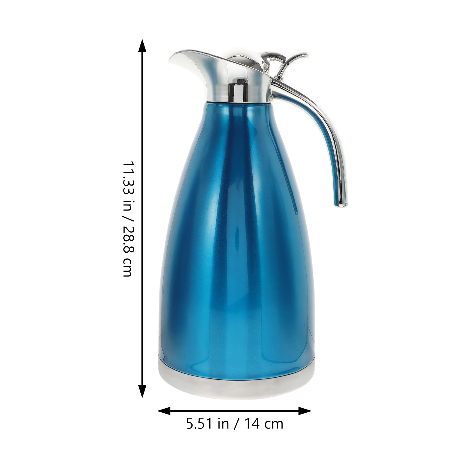 Botella Térmica Gran Capacidad y Mantenimiento de Temperatura de Acero Inoxidable de 2.0l Doble Pared Aislante Hogar y Viajes