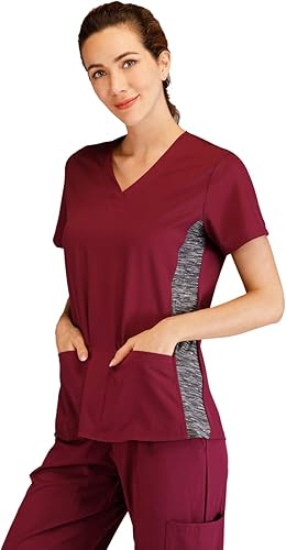 Miniatura 5 de Minty Mint - Conjunto de ropa médica para mujer, cuello en V, con paneles de ventilación, XS