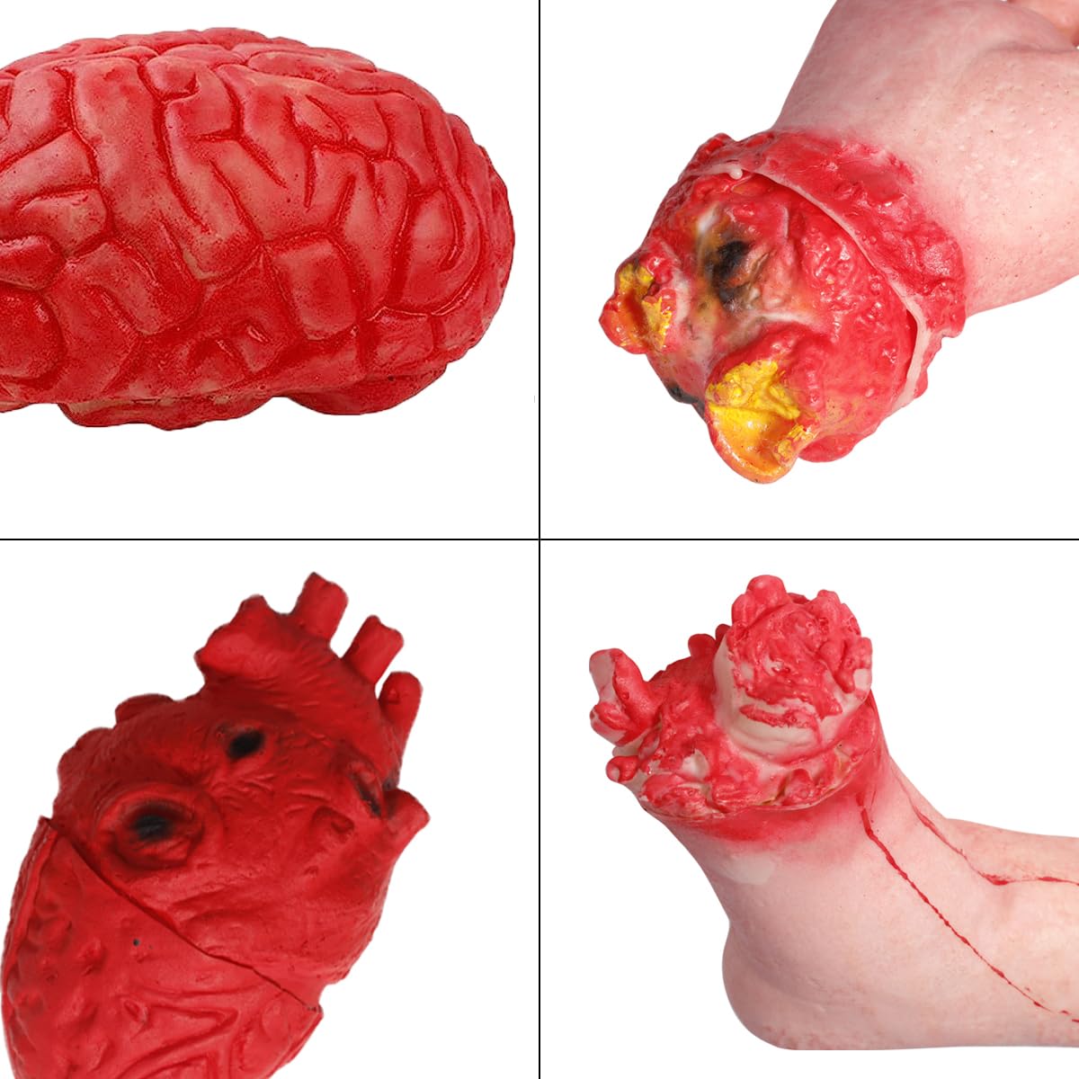 Halloween Blood Props Scary Fake Body Parts for Haunted House Zombie Cosplay Par Halloween Blood Props Scary Fake Body Parts for Haunted House Zombie Cosplay Par