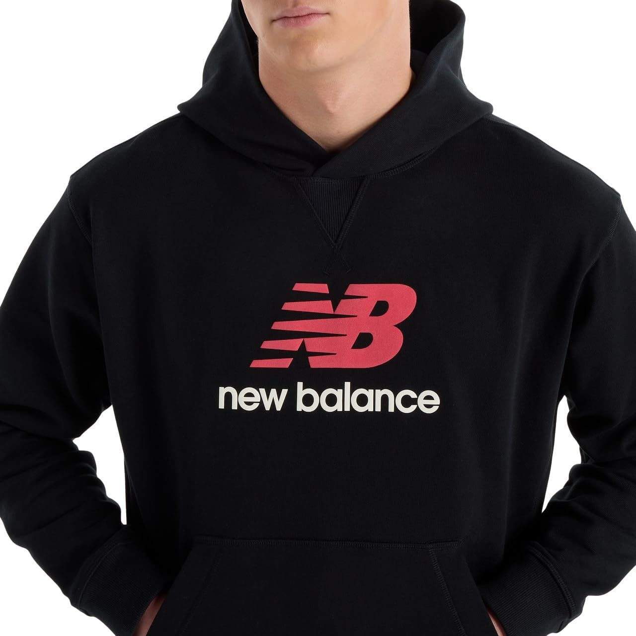 New Balance Athletics French Terry Logo Men's Hooded Sweatshirt (Pack of 1) - Image 6