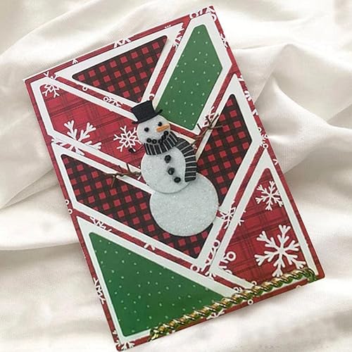 Miniatura 2 de Troqueles de corte para hacer tarjetas, rectángulo, fondo de metal, troqueles de metal, marco hueco, plantilla de relieve para bricolaje, álbumes de