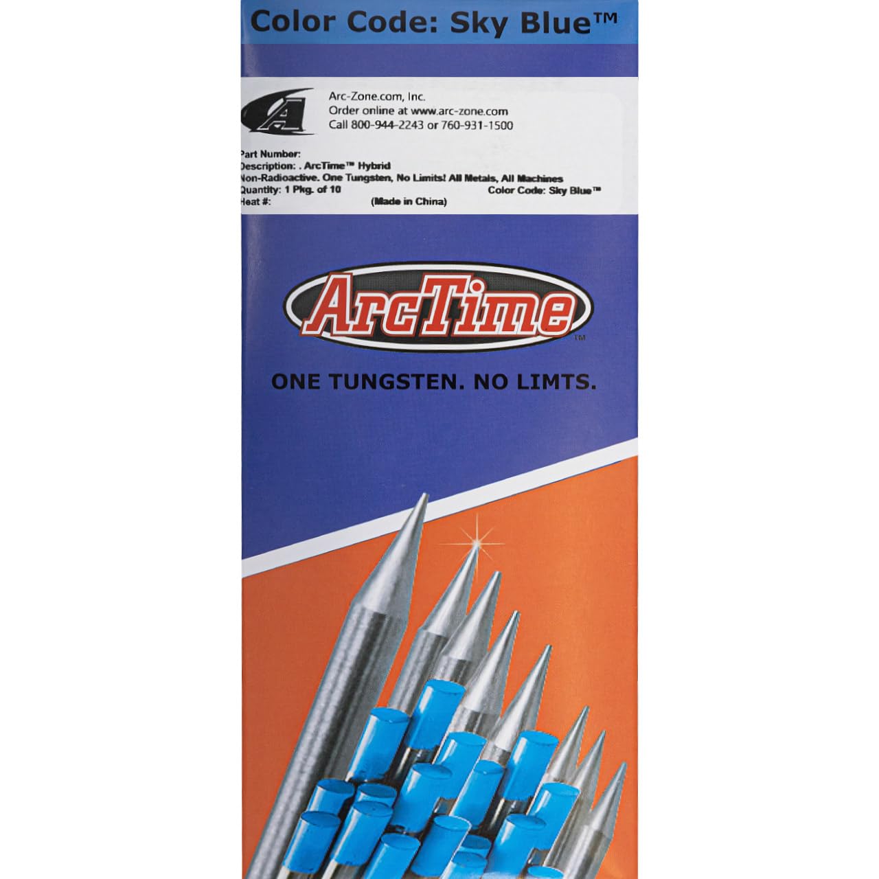 WeldingCity® 5-Pack Purple Tri-Element TIG Welding Tungsten Electrodes – 1/16” X 7” (E3 Type)