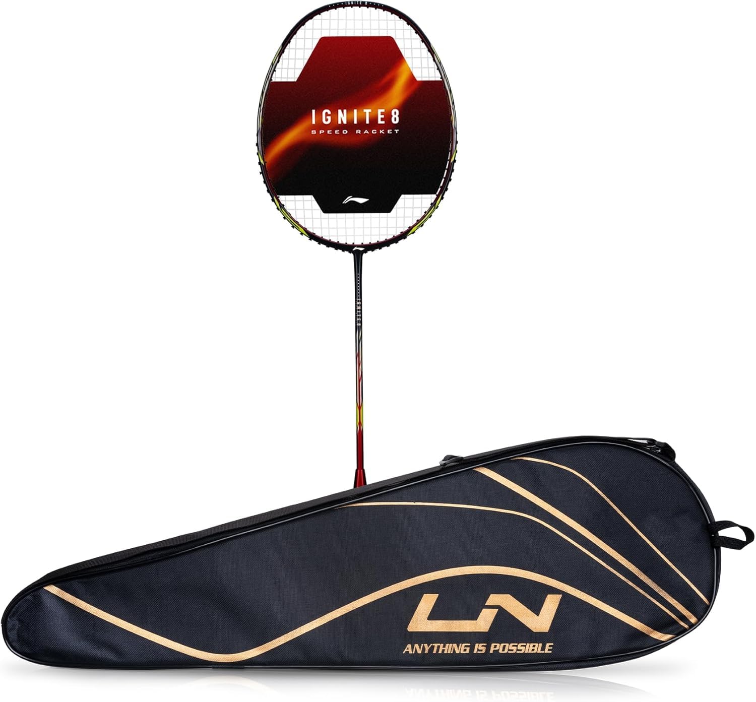 LI-NING バドミントンラケットHEC 6000（5UG6） Amazon | Li-Ning Ignite 8 バドミントンラケット 5U G6 (クールグレー