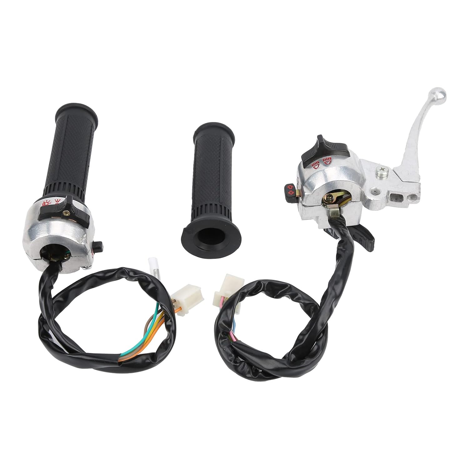 Throttle Grip Assembly Brake Lever Handlebar Grip Switch Kit for Monkey Z50 Z50J G50F Aluminum Alloy Practical Accessories