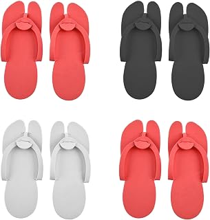Disposable Pedicure Slippers – 12 Pairs, Soft Foam Spa Flip Flops for Nail Salons & Home Use, Single-Use EVA, Cut-to-Fit Design, Lightweight & Hygienic Footwear