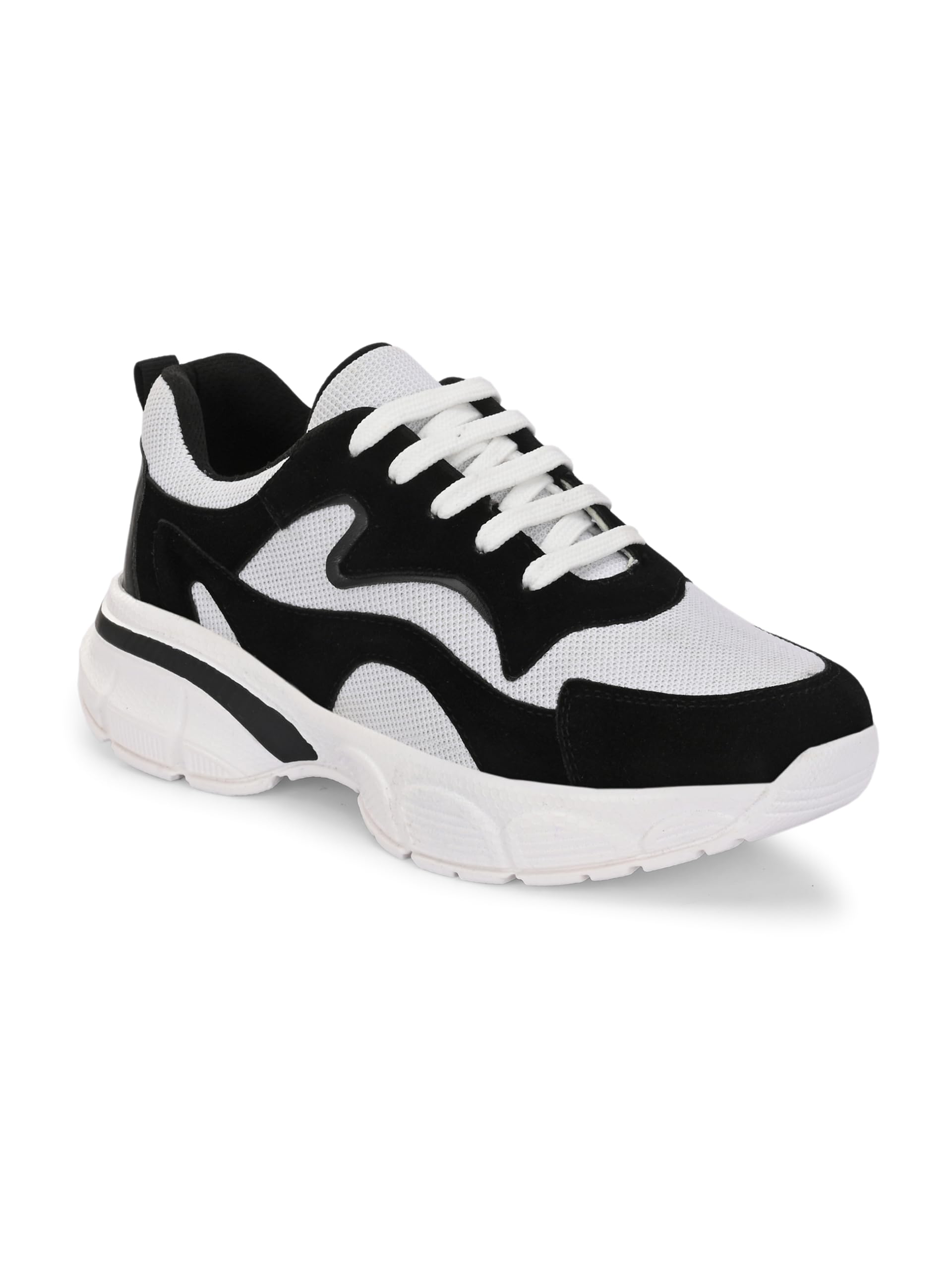 aadi Women's Knitted Comfortable Lightweight Outdoor Lace Up Classy Running Walking & Gym Casual Sport Shoes-picture-22