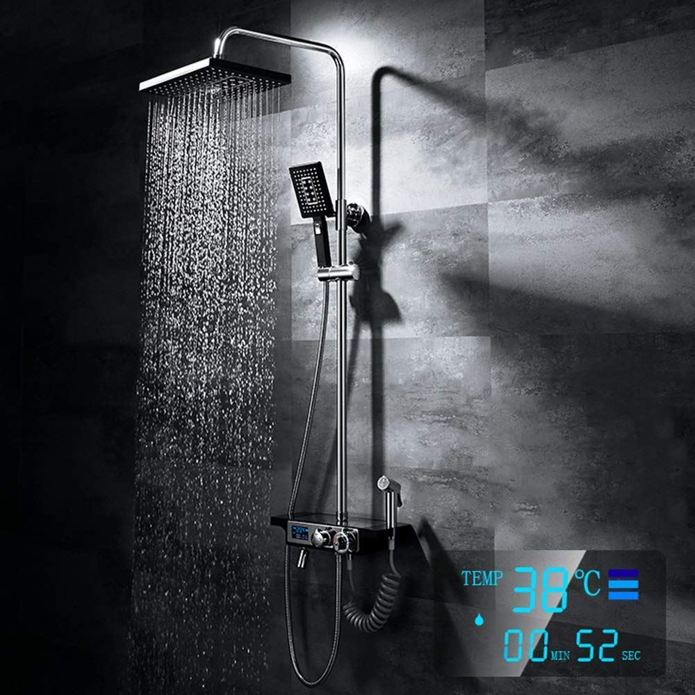 Système de douche thermostatique anti-brûlure pour basse pression