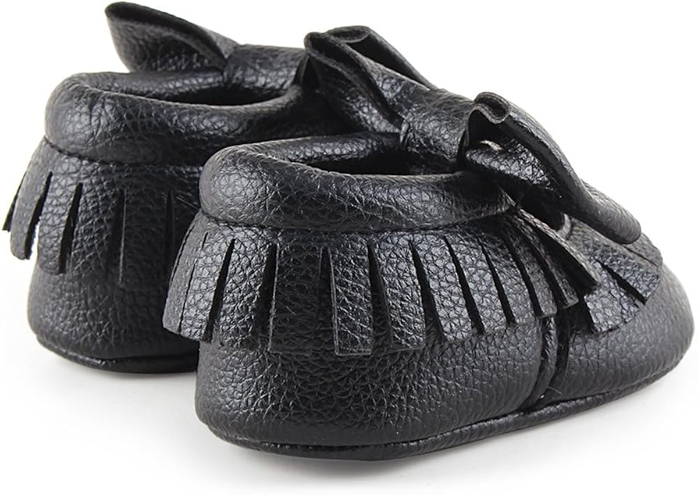 Miniatura 6 de DELEBAO Infant Toddler Baby Soft Sole Tassel Bowknot Moccasinss Crib Shoes