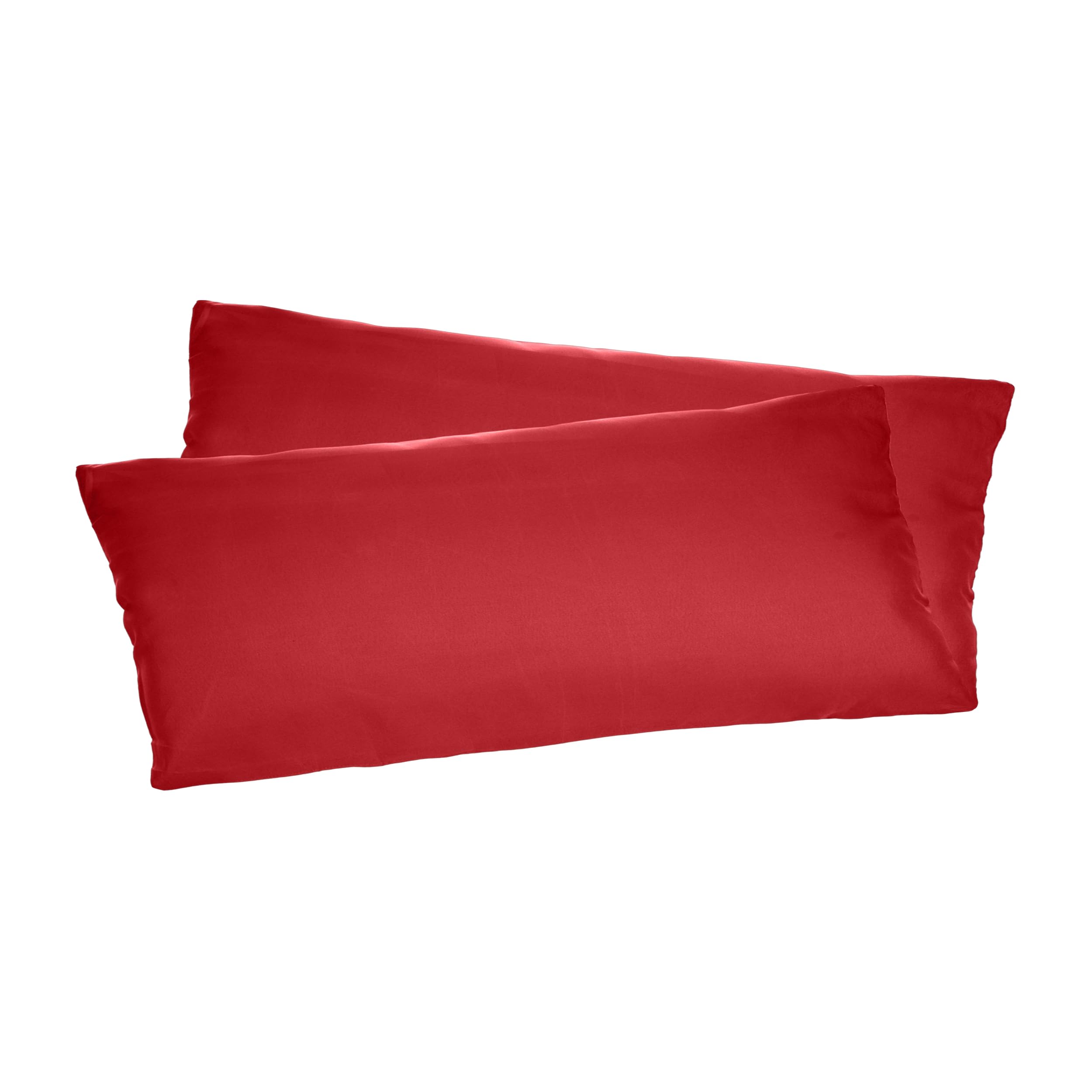 Federe Cuscino 150x40cm In Microfibra - 2 Pezzi, Con Cerniera, Morbide E Traspiranti, Bianco - Foto 12