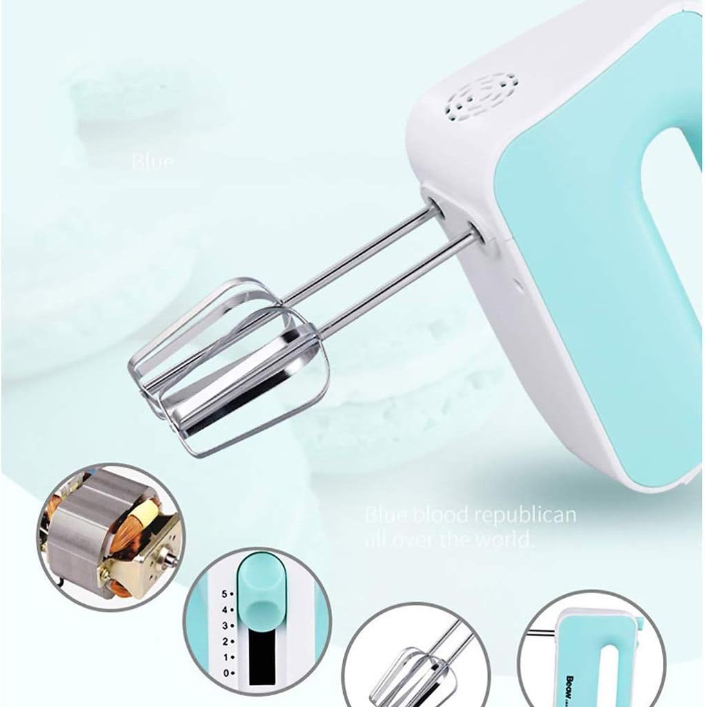 Handheld MiPB9rrgs,Includes Sturdy Beaters and Dough Hooks Mixers for Kitchen