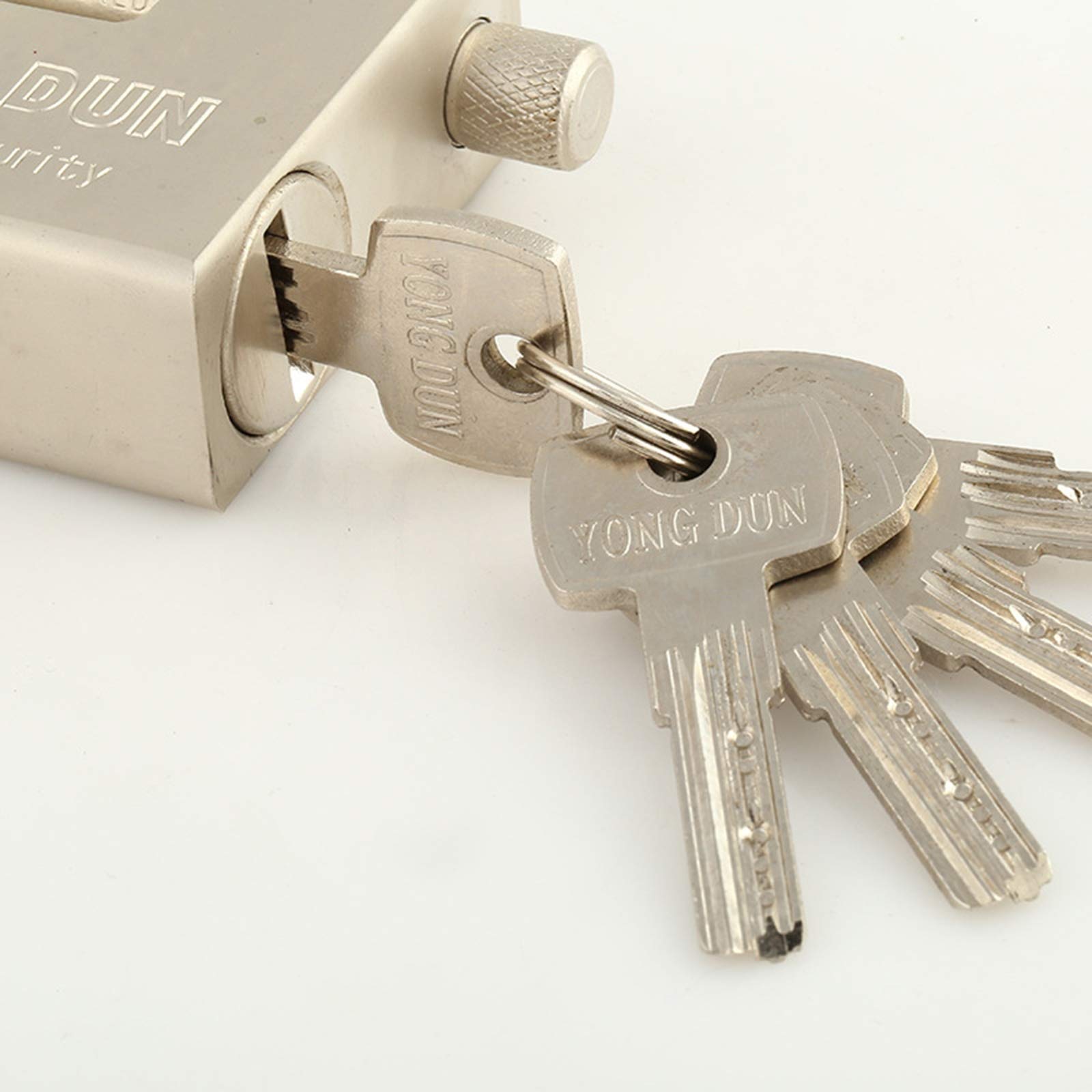Vorhängeschlösser mit Schlüsseln Outdoor. Wasserdichtes und rostfreies Hochleistungs-Vorhängeschloss mit 5 Schlüsseln, Schlosskörperbreite 74 mm, 84 mm, 94 mm, Bügeldurchmesser 12,8 mm(74mm)